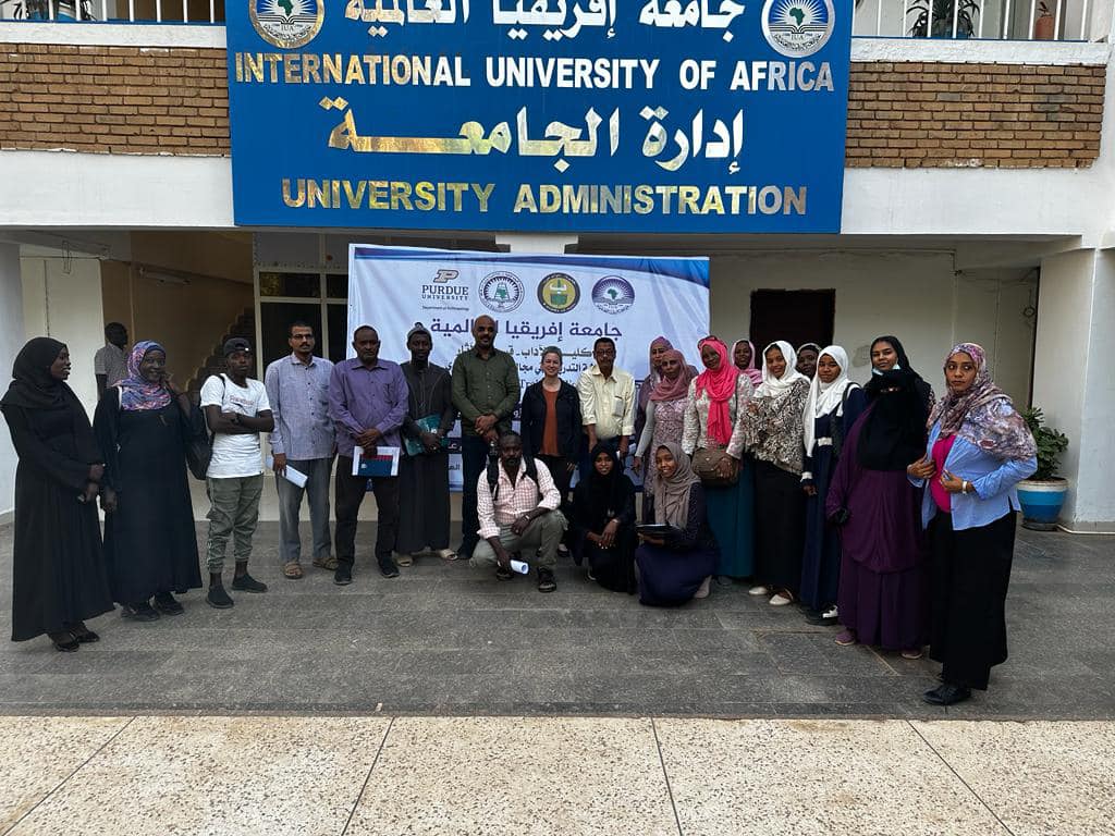 Group of bioarchaeologists in Sudan