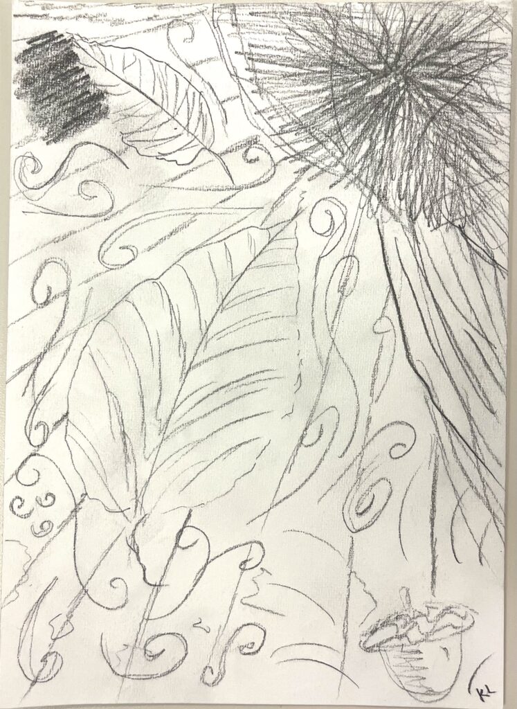 leaf drawing