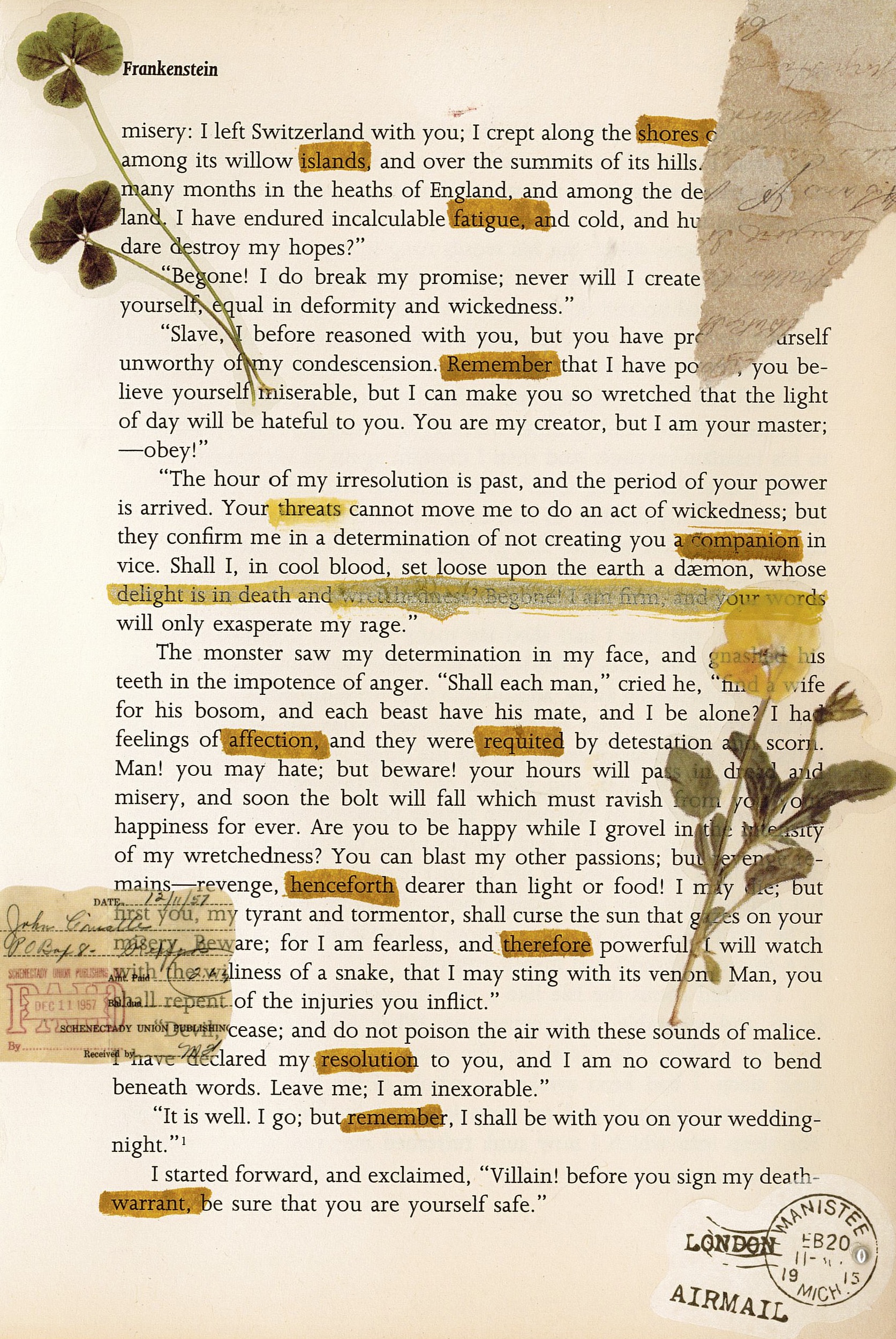 shores
islands,

fatigue,

Remember

threats
a companion

affection, requited

henceforth

therefore

resolution

remember,

warrant