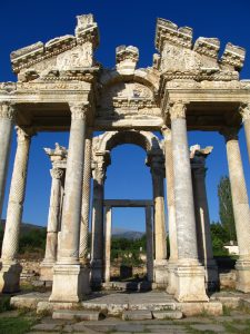 Photograph of an Ancient Greek temple of Aphrodite