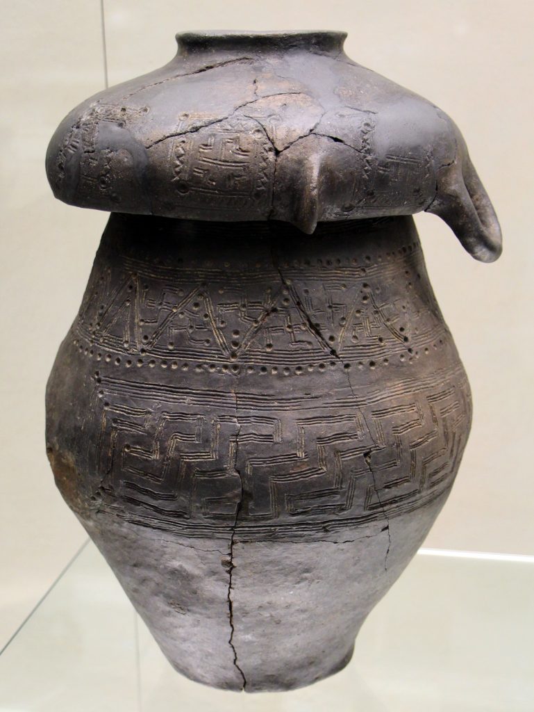 a biconical funerary urn