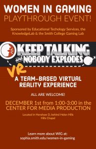 Keep Talking and Nobody Explodes Event Poster