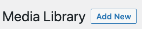 The Media library Add New button