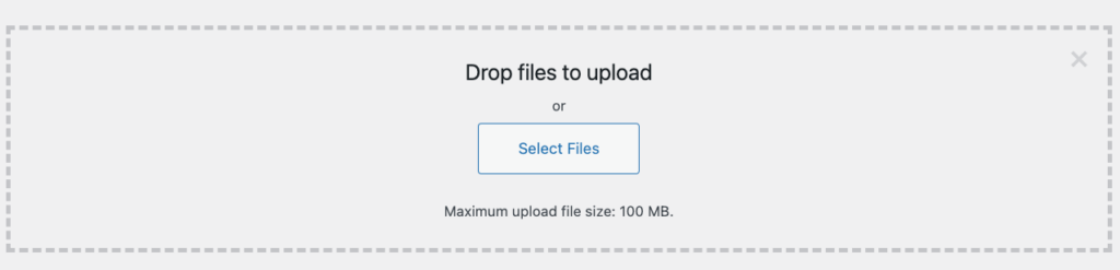 The WordPress file uploader