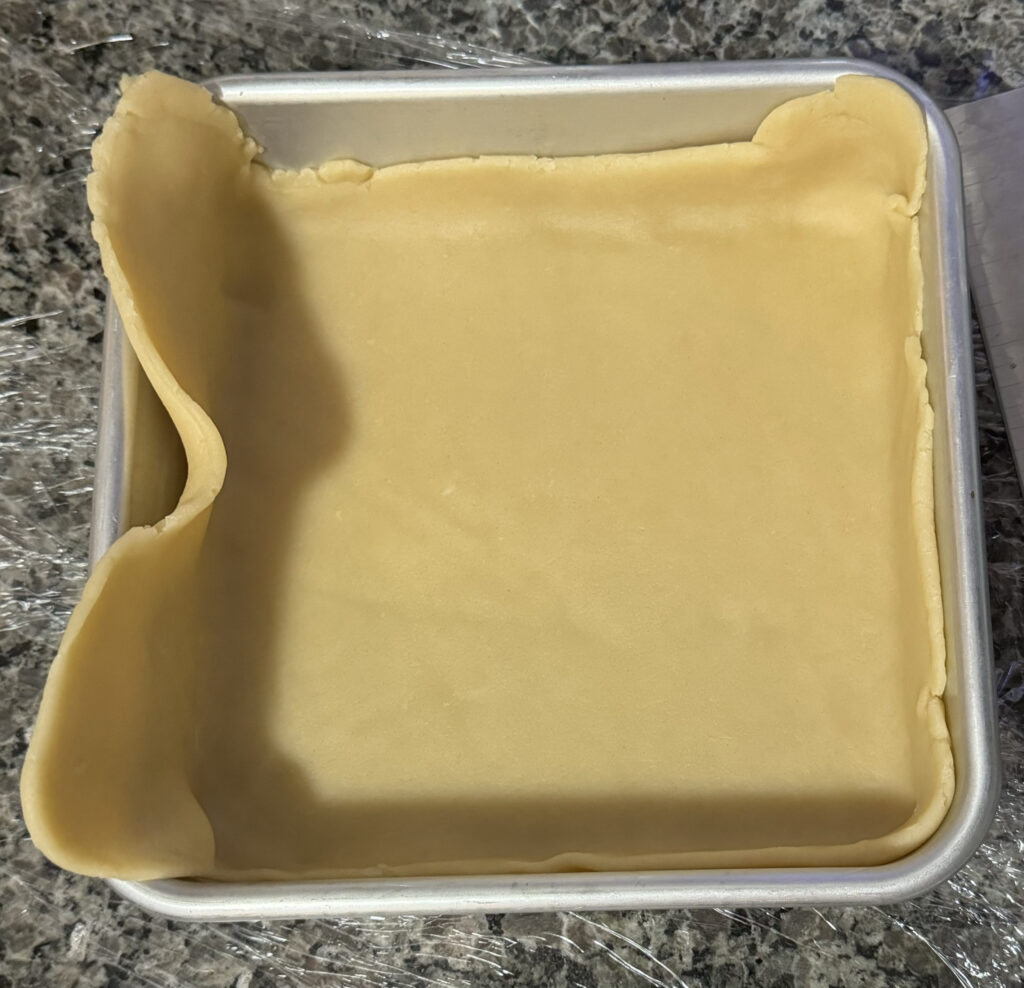 la mise en place des pâtés