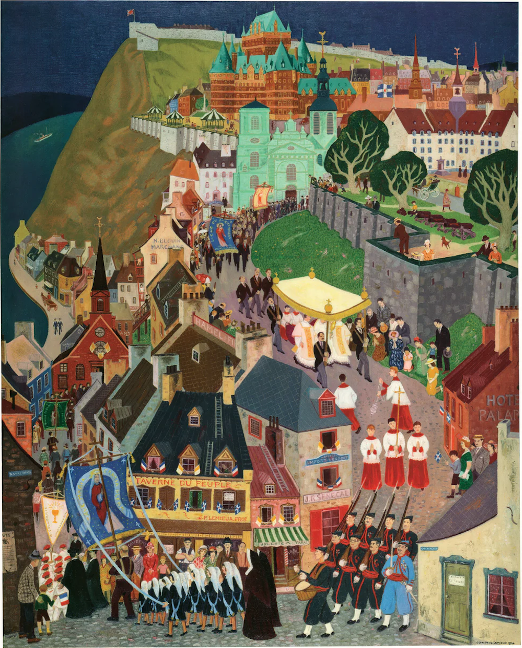 La Fête-Dieu à Québec, 1944