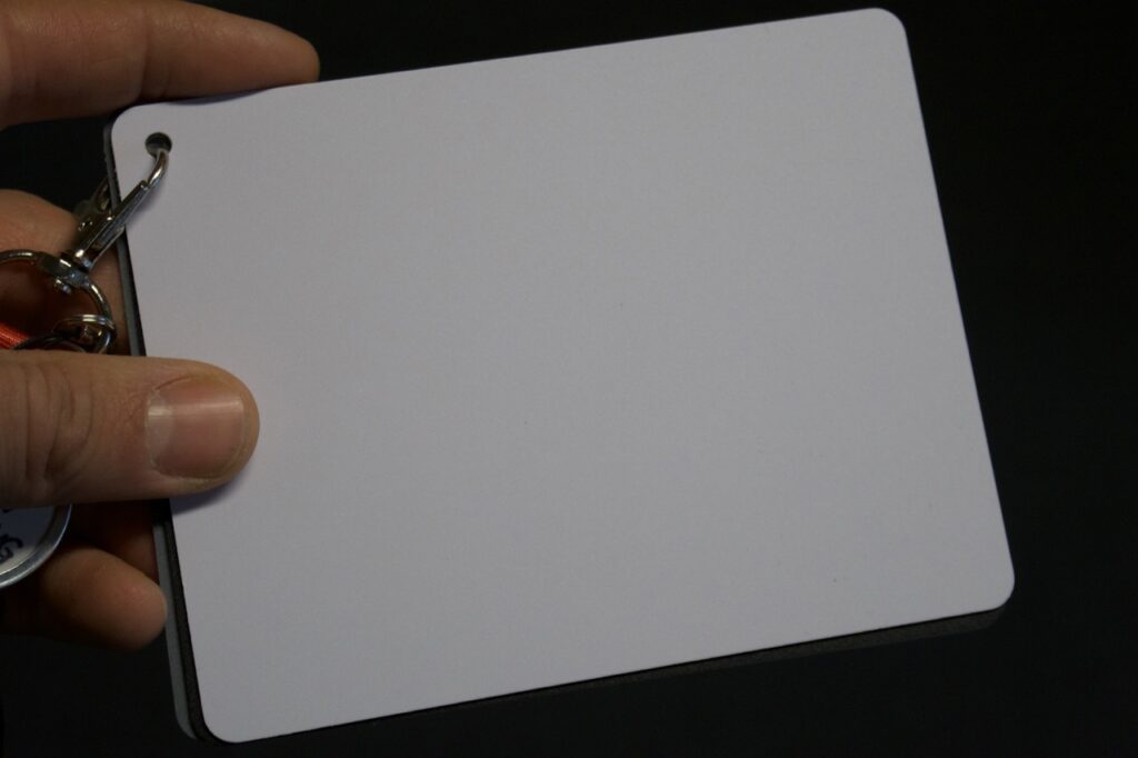 Photographic white card