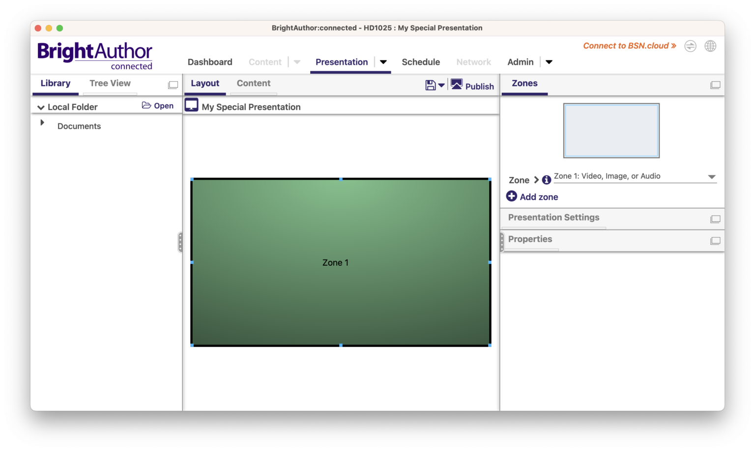 How to Create a BrightSign Presentation – Smith College Imaging Center ...