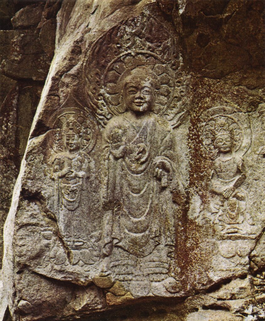 Rock-Carved Buddha Triad of Yonghyeon-ri