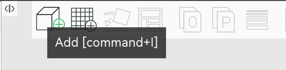 add a model button (command+I)