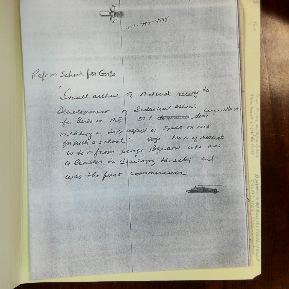 Photocopied image of handwritten text.