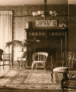 Wallace House parlor, 1892.