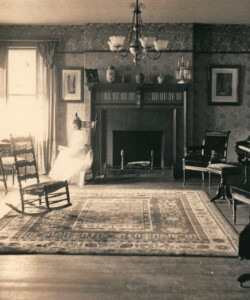 Wallace House parlor, 1897.