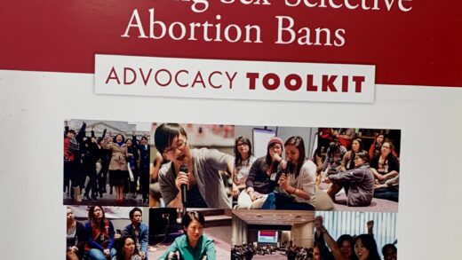 Cover of NAPAWF's "Defeating Sex-Selective Abortion Bans: Advocacy Toolkit"