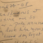 A note from April 24, 1968 (also during MacIver's time in France)