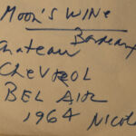 A note from 1964, during MacIver's time abroad in France.