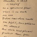 This is the only poem I have found written in MacIver's hand.