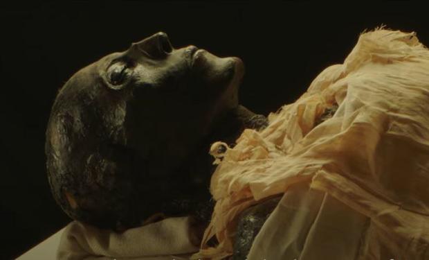 Image of the mummy of Seti I.