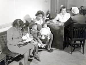 DOCUMENT 8. Women and children at Birth Control Clinical Research Bureau, n.d.