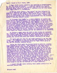 DOCUMENT 11. Field worker Hazel Moore's 1937 report, "Birth Control for the Negro." 
