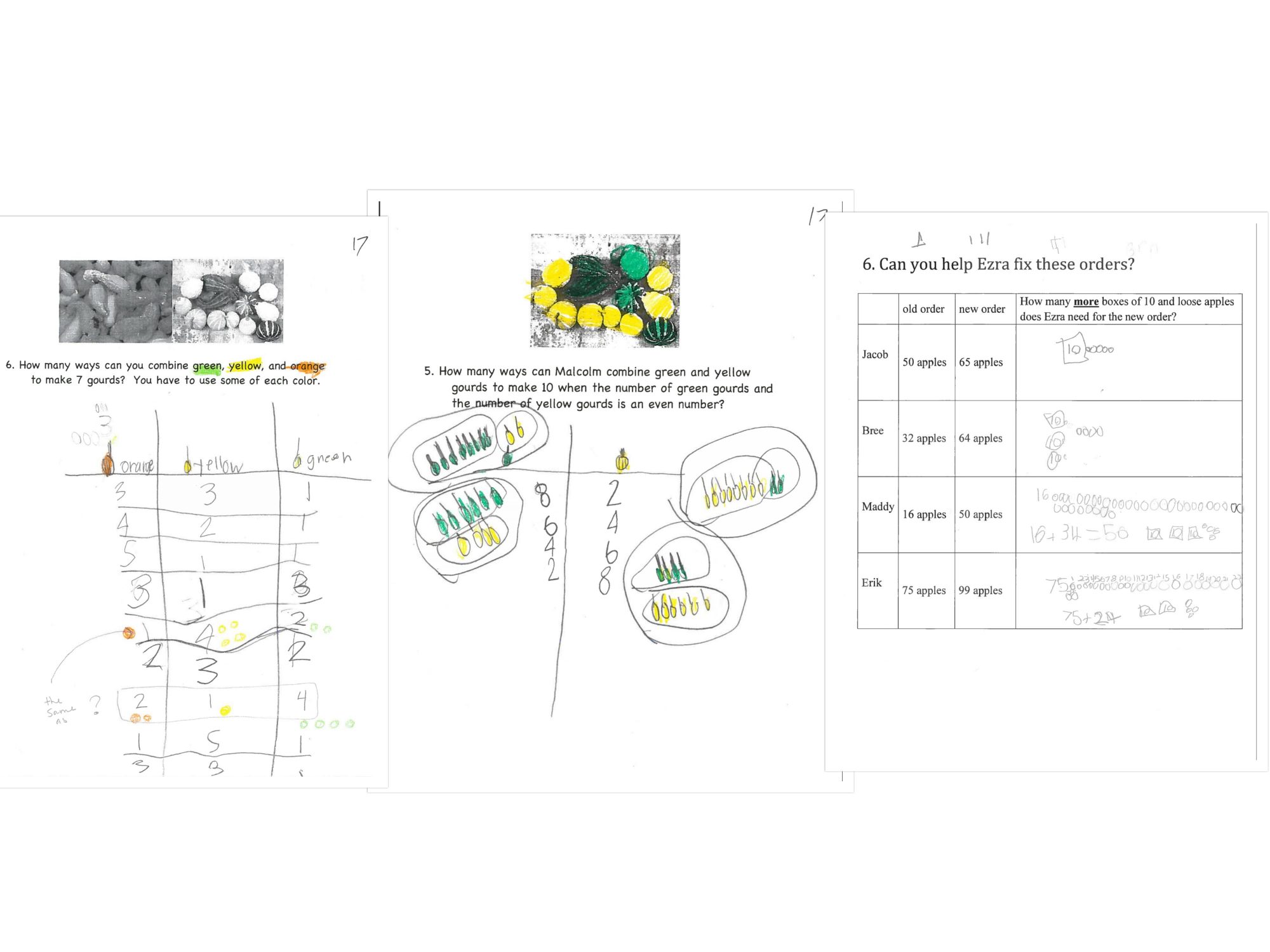 Student Work Math Stories student-work-math-stories