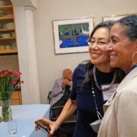 Debbie Berger ‘86, Carolyn Clarke ‘85