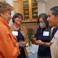 Paula J. Giddings, Ginetta E. B. Candelario ’90, Debbie Berger ‘86, Carolyn Clarke ‘85