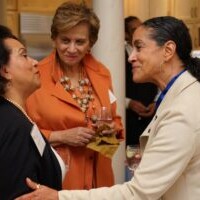 Paula J. Giddings, Denise Materre ‘74, Carolyn Clarke ‘85