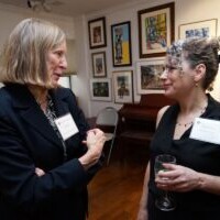 Caren Byrd Borland ‘68, Amanda Lopez (Executive Director of the Alumnae Association and Regional Networks at Smith College)