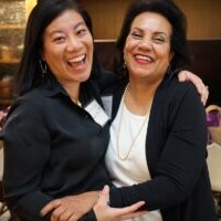 Gina Ko ‘99, Denise Materre ‘74