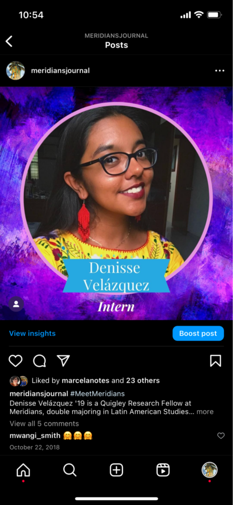 Denisse Velazquez '19
