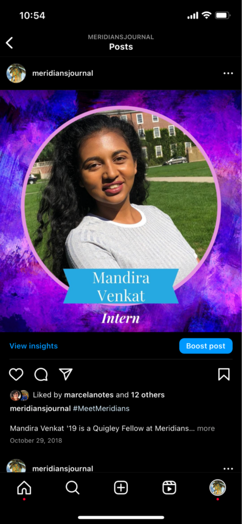 Mandira Venkat '19