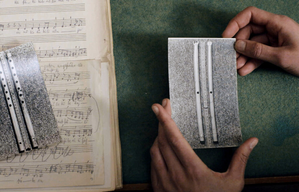 Still from film titled "A Magical Substance Flows Into Me" by Jumana Manna