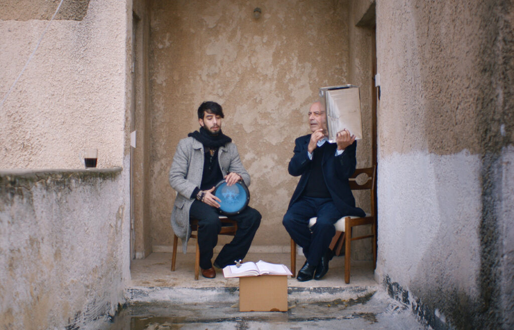 Still from film titled "A Magical Substance Flows Into Me" by Jumana Manna