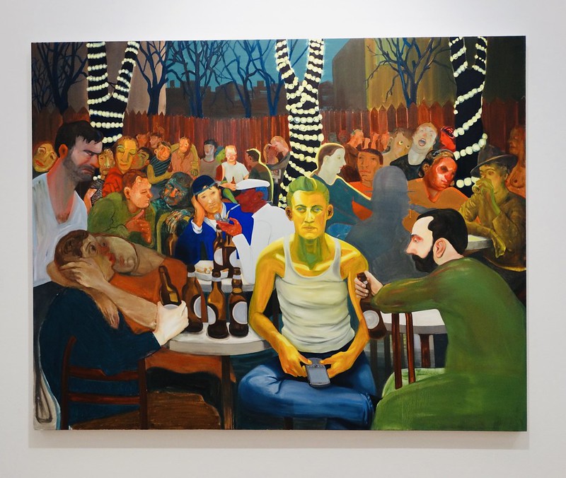 "Beer Garden with Ash" by Nicole Eisenman