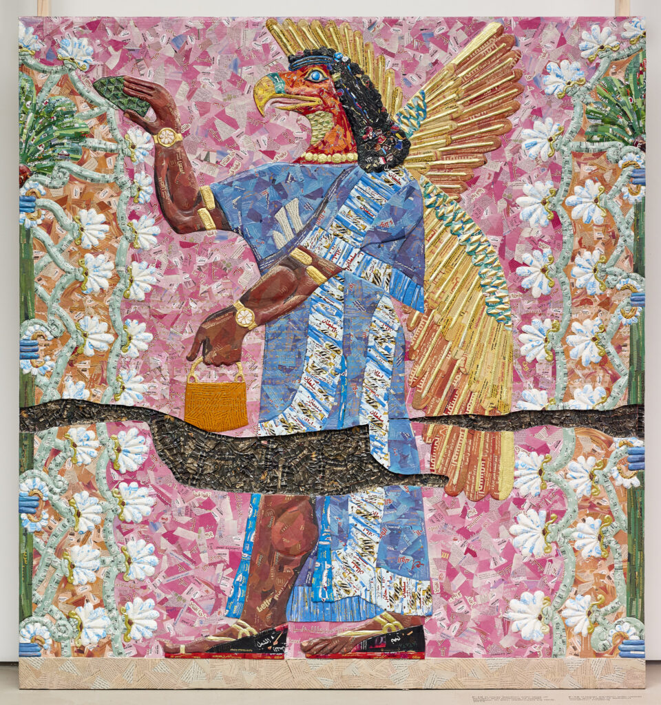 "Room F, section 1, panel 17, Northwest Palace of Nimrud" from the series "The invisible enemy should not exist by Michael Rakowitz