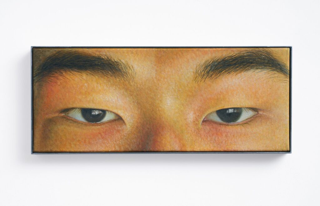 Painting titled "You're Looking at Me 006" by Kim Sangwoo