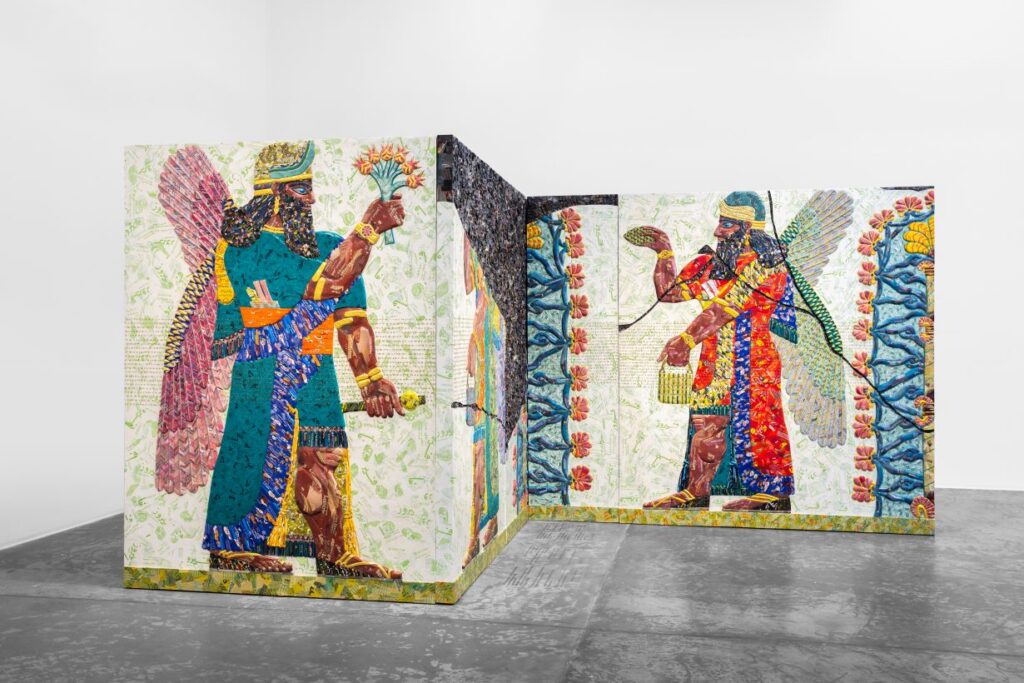 "Northwest Palace of Kalhu, Room S, Panel S-20" from the series "The invisible enemy should not exist" by Michael Rakowitz