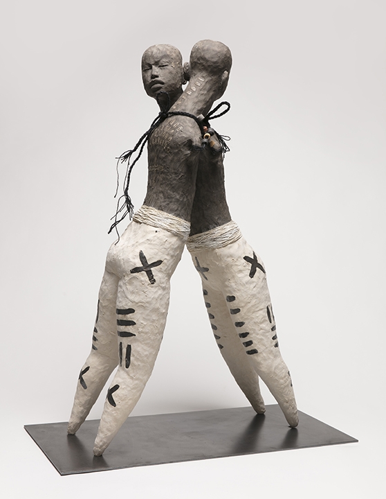 Sculpture "Brace" by Rose B. Simpson