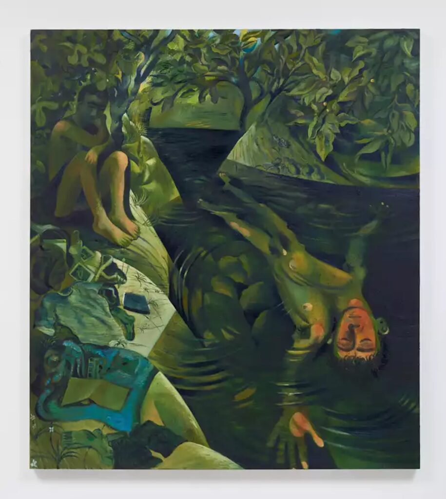 Painting titled "The Beautiful Summer" by Louis Fratino