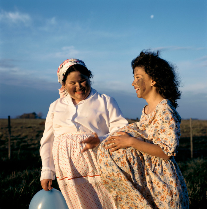 Photo titled "Immaculate Conception" from the photo series "The Adventures of Guille + Belinda and the Enigmatic Meaning of their Dreams" by Alessandra Sanguinetti