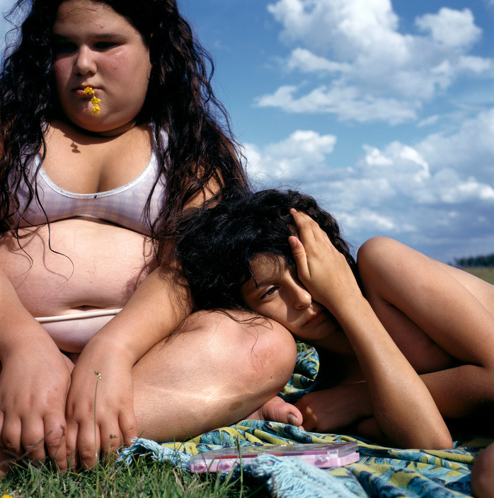 Photo titled "Five Minute Angst" from the photo series "The Adventures of Guille + Belinda and the Enigmatic Meaning of their Dreams" by Alessandra Sanguinetti