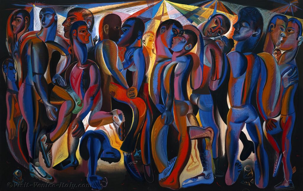 Painting titled "Metropolitan" by Louis Fratino