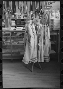 1930s photograph of aprons