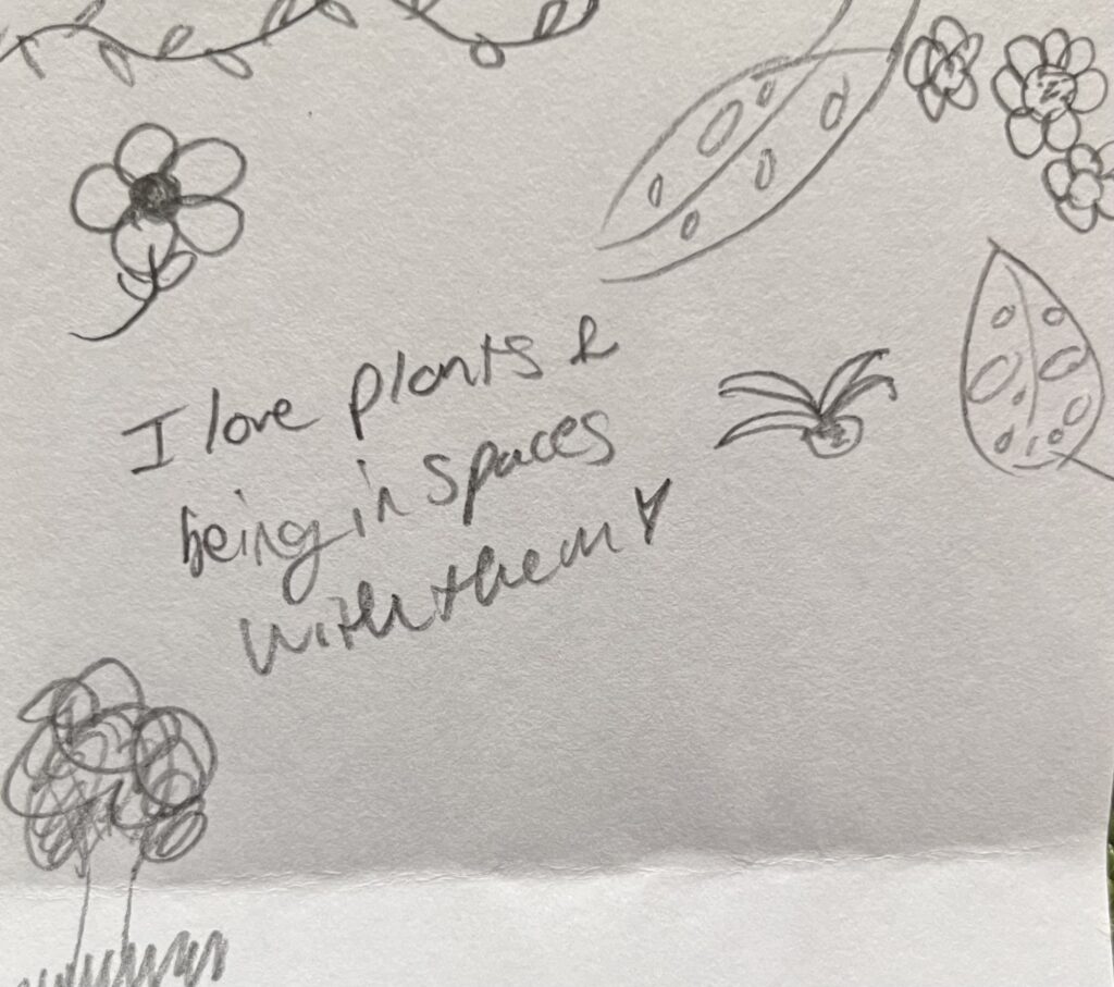 i love plants drawing