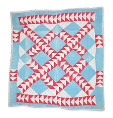 "Wild Goose Chase" variation with "Flying Geese" border