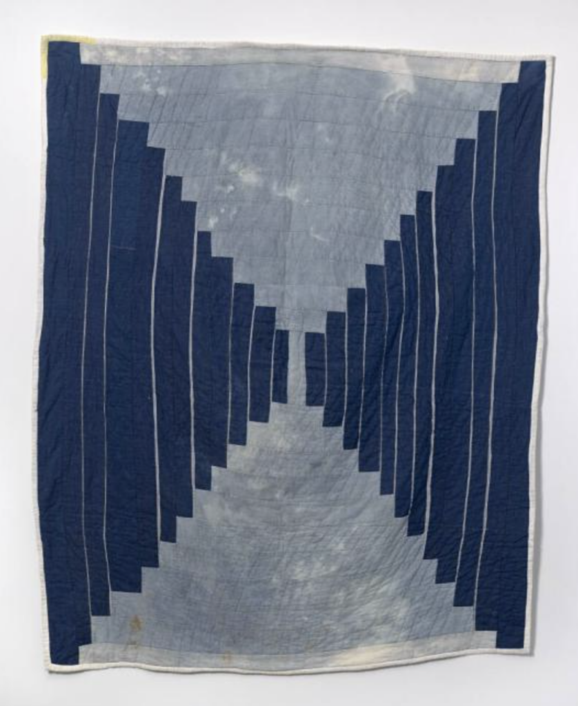 Quilt Log Cabin (Courthouse Steps)
Bricklayer (local name) - In the Collection of the MFA Houston