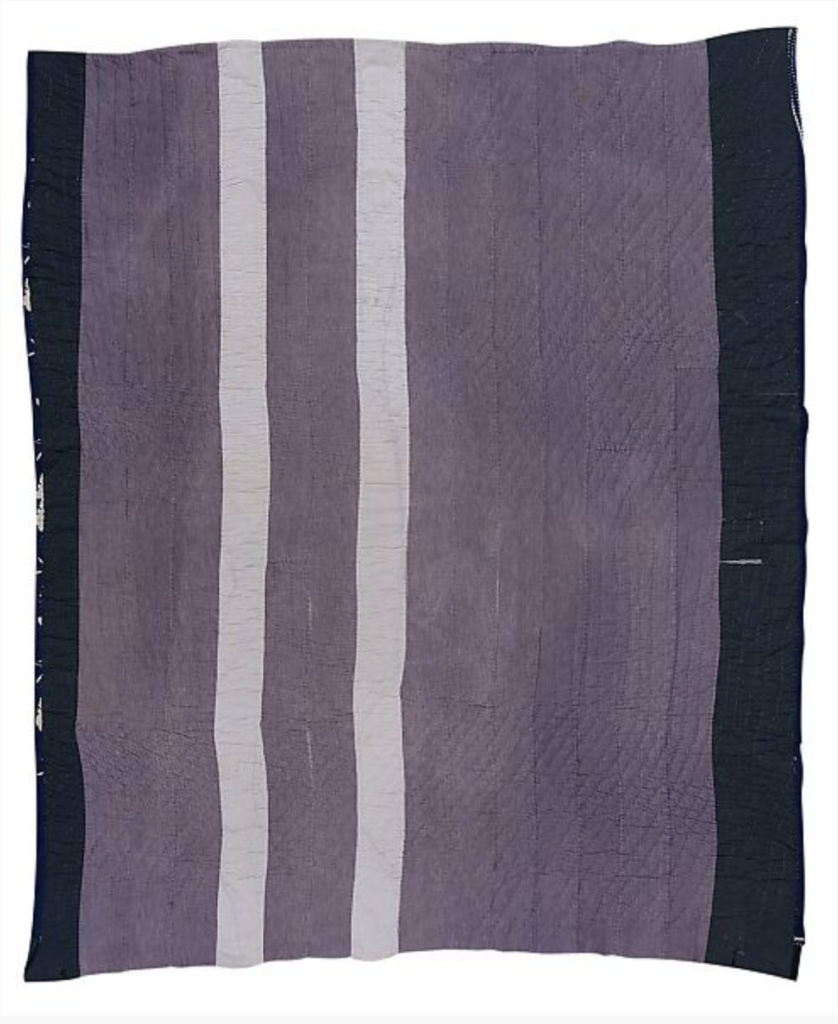 Lazy Gal Bars quilt - In the Collection of the MET