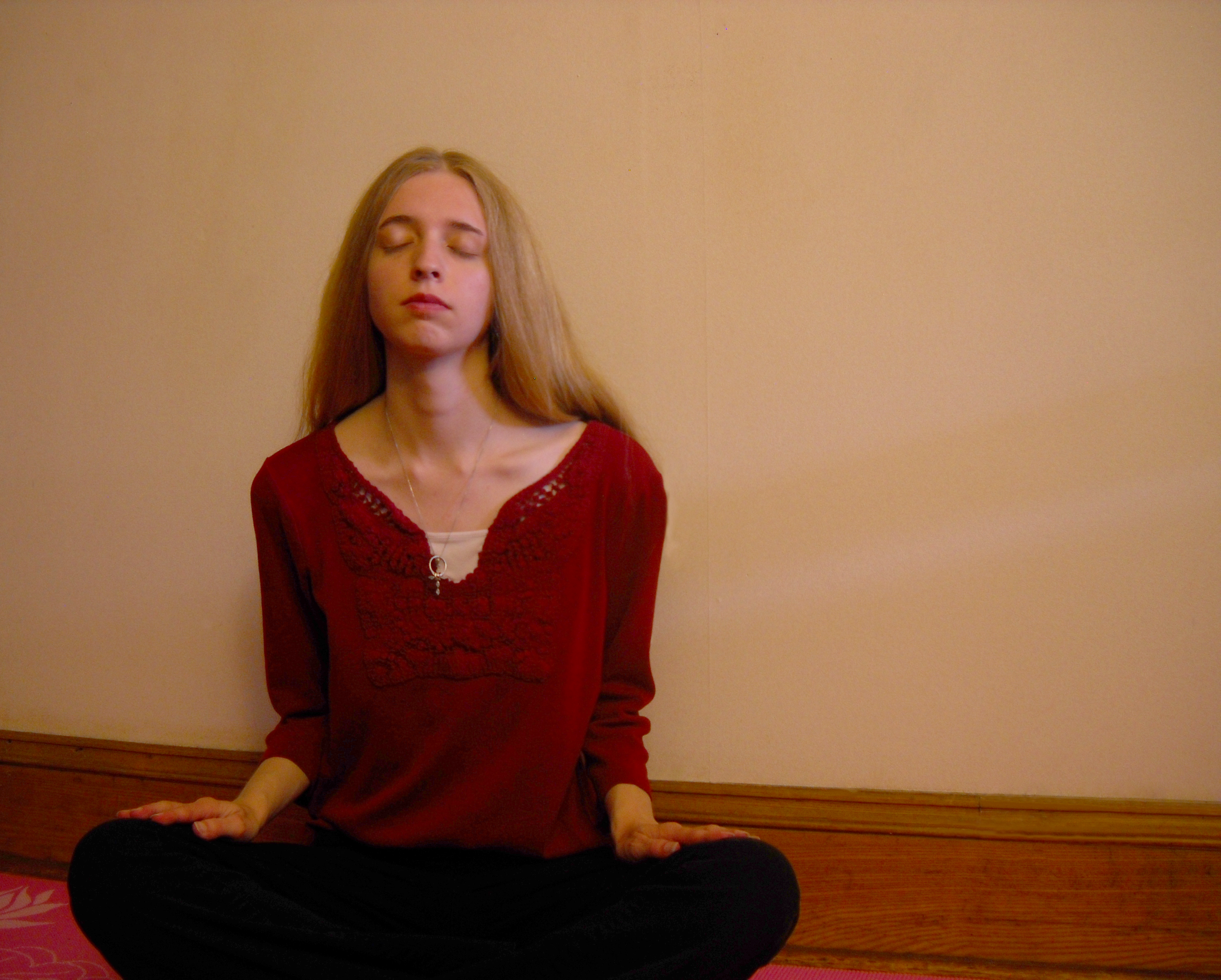 Kristin Meditating
