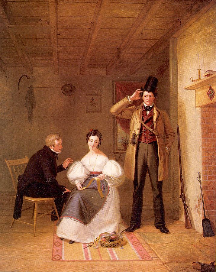 "The Sportsman's Last Visit" by William Sidney Mount